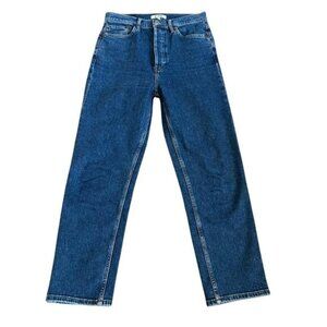 Re/Done 70s Stove Pipe Jeans Ultra High Rise Size 28 Womens Straight Blue